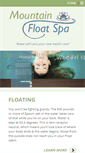 Mobile Screenshot of mountainfloatspa.com